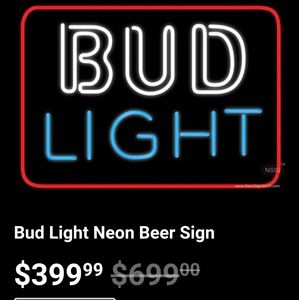 Neon Bud Light Sign